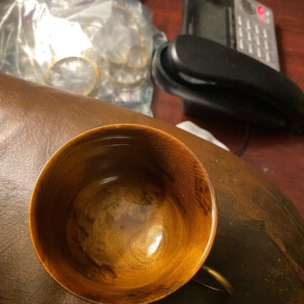 Wood small cup